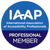 IAAP International Association of Accessibility Professionals Professional Member Badge